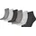 Quarter Socken 6-Paar Grau 39-42