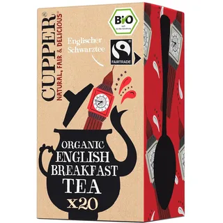 Cupper Bio Schwarztee Teebeutel 20 St. 50 g