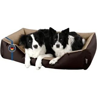 XXL - Hundekissen - Hundekorb - Hundecouch - Hundesofa - Bezug abziehbar, Waschbar, für Mittel-Große Hunde