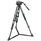 Manfrotto Pro Fluid Video-Neiger mit 100mm Halbkugel und 509PLONG + 545GBK Stativ Set