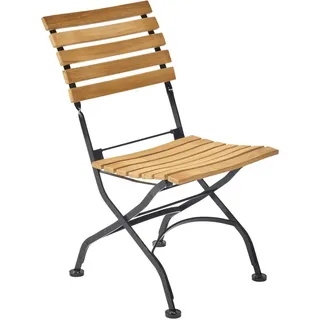 AMBIA GARDEN Gartenstuhl WIMBLEDON 46 x 86,5 x 59 cm schwarz