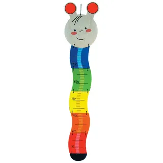 Hess Holzspielzeug Messlatte "Raupe" in Bunt | Gr.: onesize