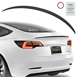 VEVOR GT Wing Autospoiler, 47,2 Zoll Spoiler, Kompatibel mit Tesla Model Y, Hochfestes ABS-Material, Einbrennlack, Auto-Heckspoilerflügel, Rennspoiler für Autos, Mattschwarz