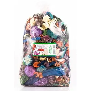 Potpourri Verbene Duftende Getrocknete Blumen | Großes Paket 1100 ml ≈ 150-190 g | Florale Wohnungsdekoration | Trockene Blumen für Vase, Wohnzimmer, Schlafzimmer, Badezimmer | Subtiler Verbenenduft