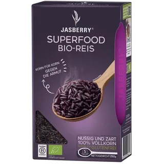 Jasberry Bio Vollkorn Reis Jasberry Superfood 250g - Variante Pure