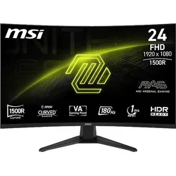 MSI MAG 244CDE 23,6 Zoll Full-HD Curved Gaming Monitor 1 ms Reaktionszeit 180 Hz