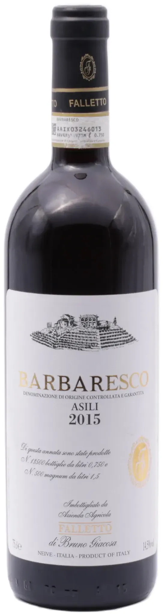 Bruno Giacosa Falletto Barbaresco Asili DOCG 2015