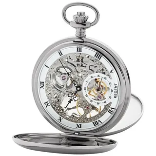 REGENT Taschenuhr sichtbares mechanisches Uhrwerk GM -2210