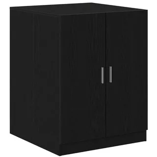 vidaXL Waschmaschinen-Schrank Schwarze Eiche 70,5x71,5x91,5 cm Holzwerkstoff