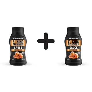 ALLNUTRITION Fitking Delicious Sauce, 500 g Flasche, Salted Caramel