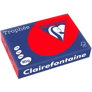 Clairefontaine Trophée A4 80 g/m2 500 Blatt korallenrot