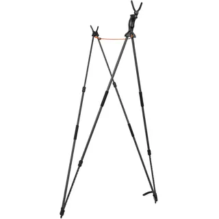 Blaser Carbon Zielstock 2.0 – leichter & starker Pirsch‐ und Drückjagdstab, 1,24–1,98 m verstellbar, drehbarer Pistolengriff, Selbstjustierung, inkl. Tasche