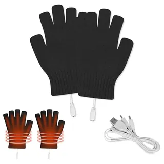 USB Beheizte Handschuhe,Winter-Heiz-Handschuhe,Winterhand Warme Handschuhe,Beheizte Handschuhe Über USB,Beheizte USB-Handschuhe,USB-Beheizte Strickhandschuhe,Waschbares Heizung Stricken Handschuhe