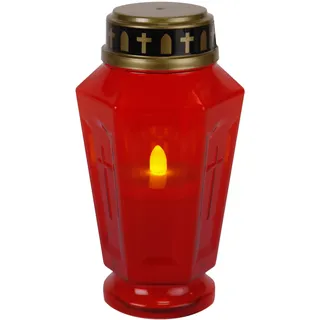 MARELIDA LED Grablicht Serene 15,5 cm rot