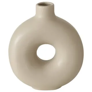 Boltze Gruppe - Boltze Vasen Set Lanyo beige Blumenvase aus Keramik, runde Form
