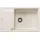 links Einbau von Oben silgranit softweiß Handbetätigung 780 x 500 mm