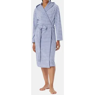 SCHIESSER Bademantel Feather Terry in Hellblau | Gr.: M