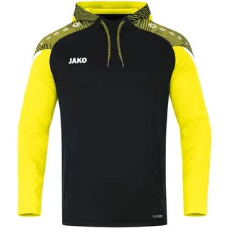 Jako Performance Hoodie Kinder schwarz/soft yellow 152