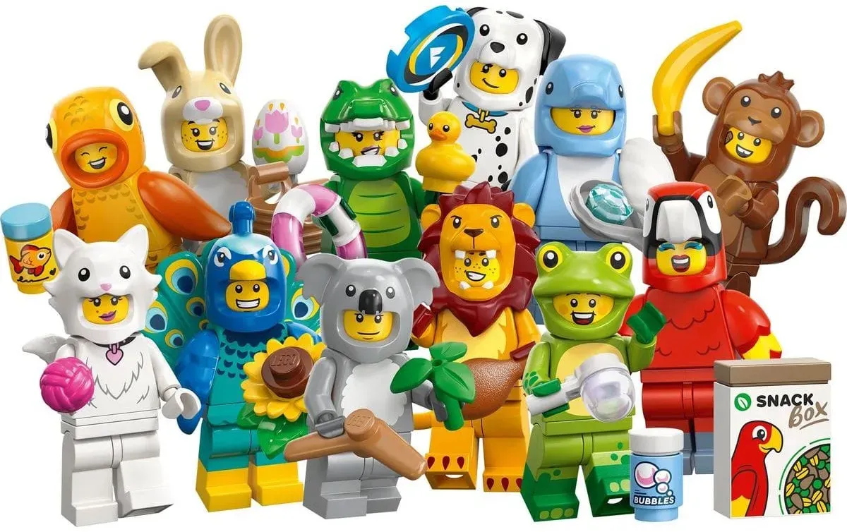 LEGO® Minifiguren 71051 Tiere Serie 28 - Komplettset (12Figuren)