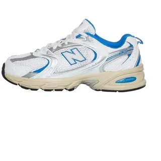White/Silver Metallic/Blue 44