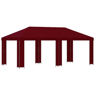 vidaXL Garten Pavillon 6 x 3 m Bordeauxrot