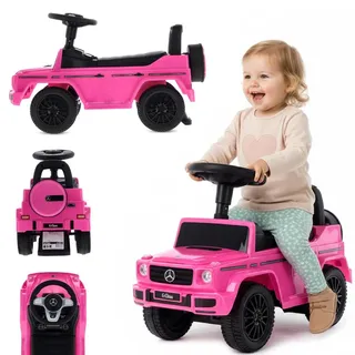 Rutscher Rutschauto Rutschfahrzeug Kinderauto Spielzeug ab 1 Jahr Mercedes Benz G350d rosa - Rosa