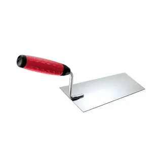 R3024K Maurerkelle 180 mm, Ku-Griff rostfrei, gerader Hals