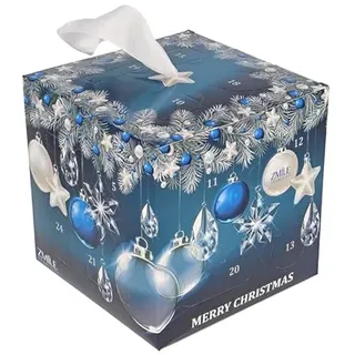 ZMILE COSMETICS Beauty Adventskalender 'Blue Magic' - 24 Überraschungen zum Schminken und Stylen im trendigen Würfel-Adventskalender mit veganer Kosmetik