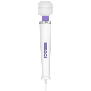 My Magic Wand Massagestab Vibrator mit Netzanschluss - Massage gerät für Muskeln und Intimbereich - Massage Zubehör für Männer und Frauen – Lila