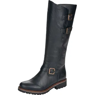 REMONTE Winterstiefel, Blockabsatz, Langschaftstiefel, Wechselfußbett, XL-Schaft Remonte schwarz