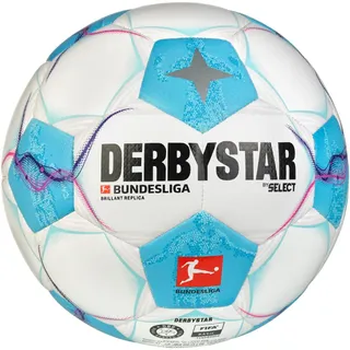 derbystar Bundesliga Brillant Replica v24, Weiss blau pink