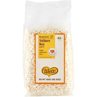 Werz Vollkorn-Reis gepufft glutenfrei bio
