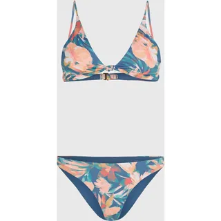 O'Neill Pismo Flamenco Bikini SET blue painted tropics (35155) 40