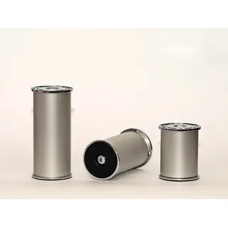 Gamet - Tischbeine Tischbein Möbelfuss Silber diverse Höhen 150mm Sesselfuß Kommodenfuß