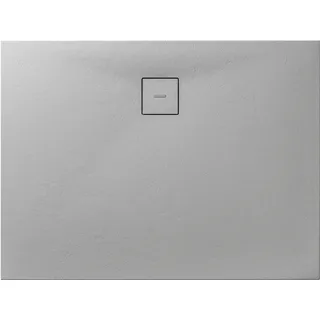 Breuer Duschwanne »Modern Line Steinoptik«, Mineralguss, steingrau, rechteckig