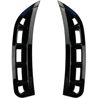 KIUYNHMSI Auto-Frontspoiler für Mercedes Benz GLE W167 C167 AMG 2019-2023, Bumper Lip Front Splitter Trim Abdeckung Splitter Car Front Bumper Fog Light Vent,A/Glossy Black