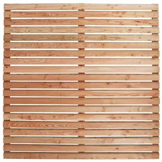 MEGA HOLZ Sichtschutzzaun Rhombus 568 x 180 cm Lärche