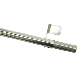 GARDINIA Klemmstange Press & Go Filigrano Zylinder Ø 8 - 10 mm 80 - 110 cm edelstahl-optik