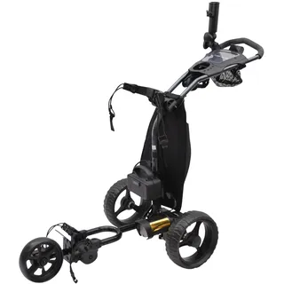 Trolem - eFALL CAN Brake Elektro Golf Trolley - Golftrolley Elektrisch - 3-Rad-Golfwagen Klappbar - Mit Elektromotor, Bremse & Lithium Akku - 27 Loch - Golf Cart für Golftasche-Transport