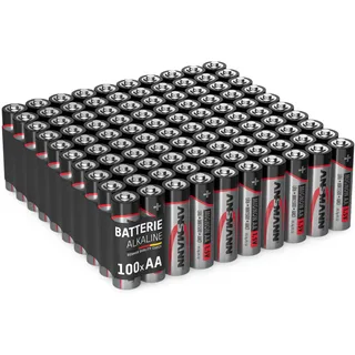 Ansmann Alkaline Batterie Mignon AA 1,5V, 100 Stück