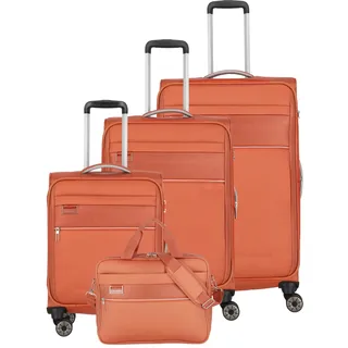 4-Rollen Kofferset 4tlg. Safran