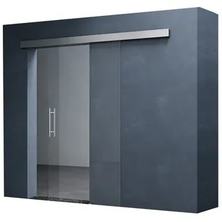 Mai & Mai Glasschiebetür komplettset 8mm Zimmertür Schiebetür Schwebetüren NEU Amalfi20 90 cm x 205 cm