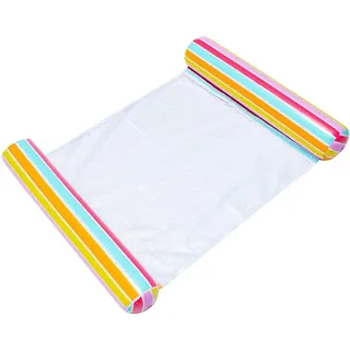 Swim Essentials Wasserhängematte Regenbogen 118 x 78 x 15 cm