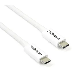 StarTech Kabel USB USB-C - USB-C 2 m Weiss (TBLT3MM2MW) (2 m, USB 3.2 Gen 2, 100 W), USB Kabel