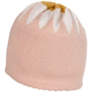 MAXIMO Strickmütze GOTS BABY GIRL-Mütze, randlos Jacquard Margarite rosa 41