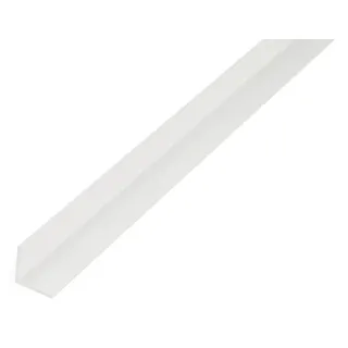 GAH Alberts Alberts Winkelprof. gleichsch., ungelocht L1000x B10x H10x S1mm Kunststoff weiß