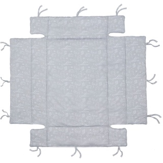 fillikid Laufstalleinlage Flexi Jersey grau, 100x100 cm