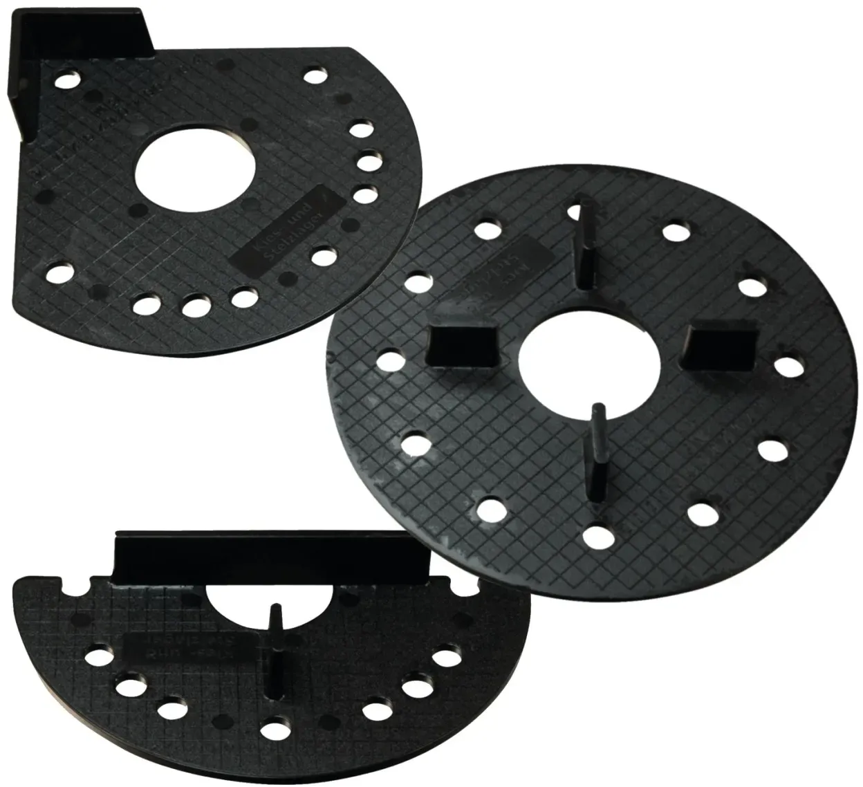 Kieslager für Steinplatten, Betonplatten / Terrassenplatten | Ecke
