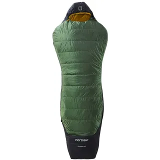 Nordisk Gormsson +10oc Schlafsack - Artichoke Green / Mustard Yellow / Black - Lang