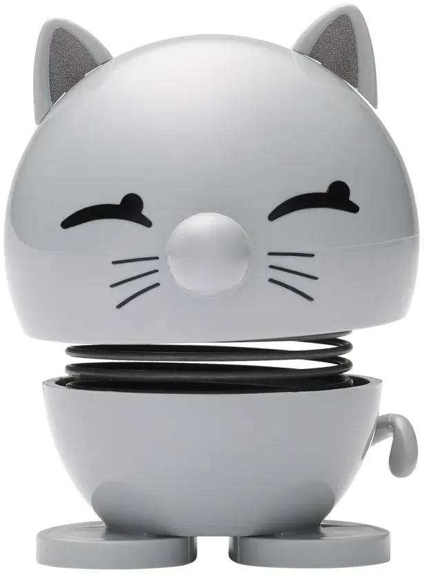 Hoptimist CAT Light Grey (LBH 4.50x5.80x7.60 cm) - grau - LBH 4.50x5.80x7.60 cm
